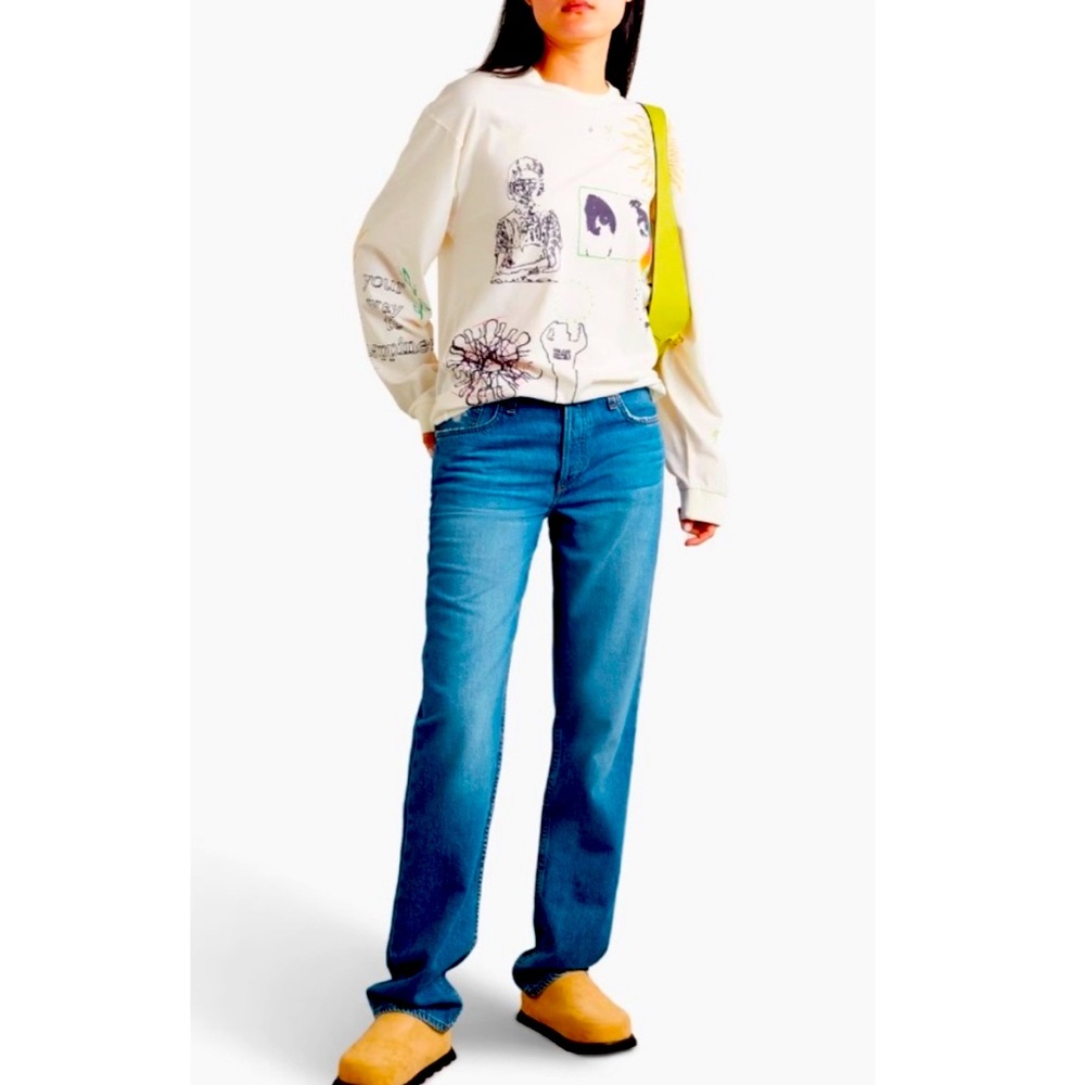 Rag and Bone Piper low rise straight leg